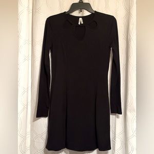 MUDD Black Long Sleeve Dress Medium